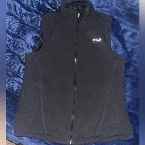 Fila Sport reversible vest size S-M fluffy and sleek sides